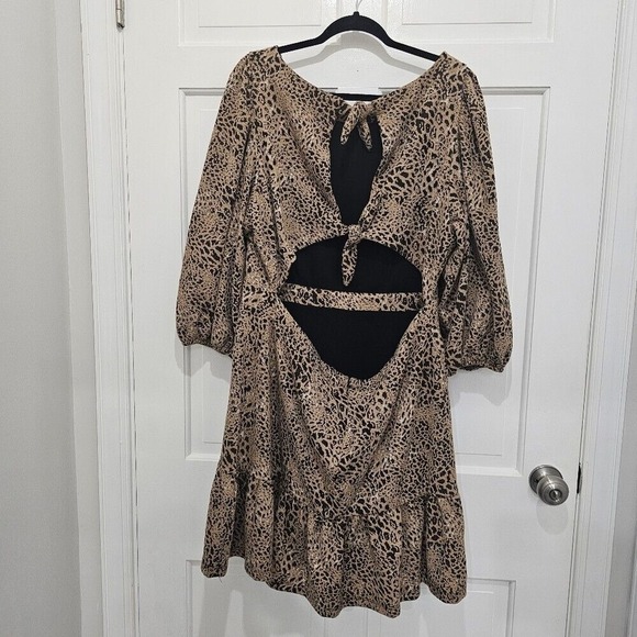 Anthropologie Maeve Knit Cut-Out‎ Mini Dress Size 20W - Picture 9 of 16